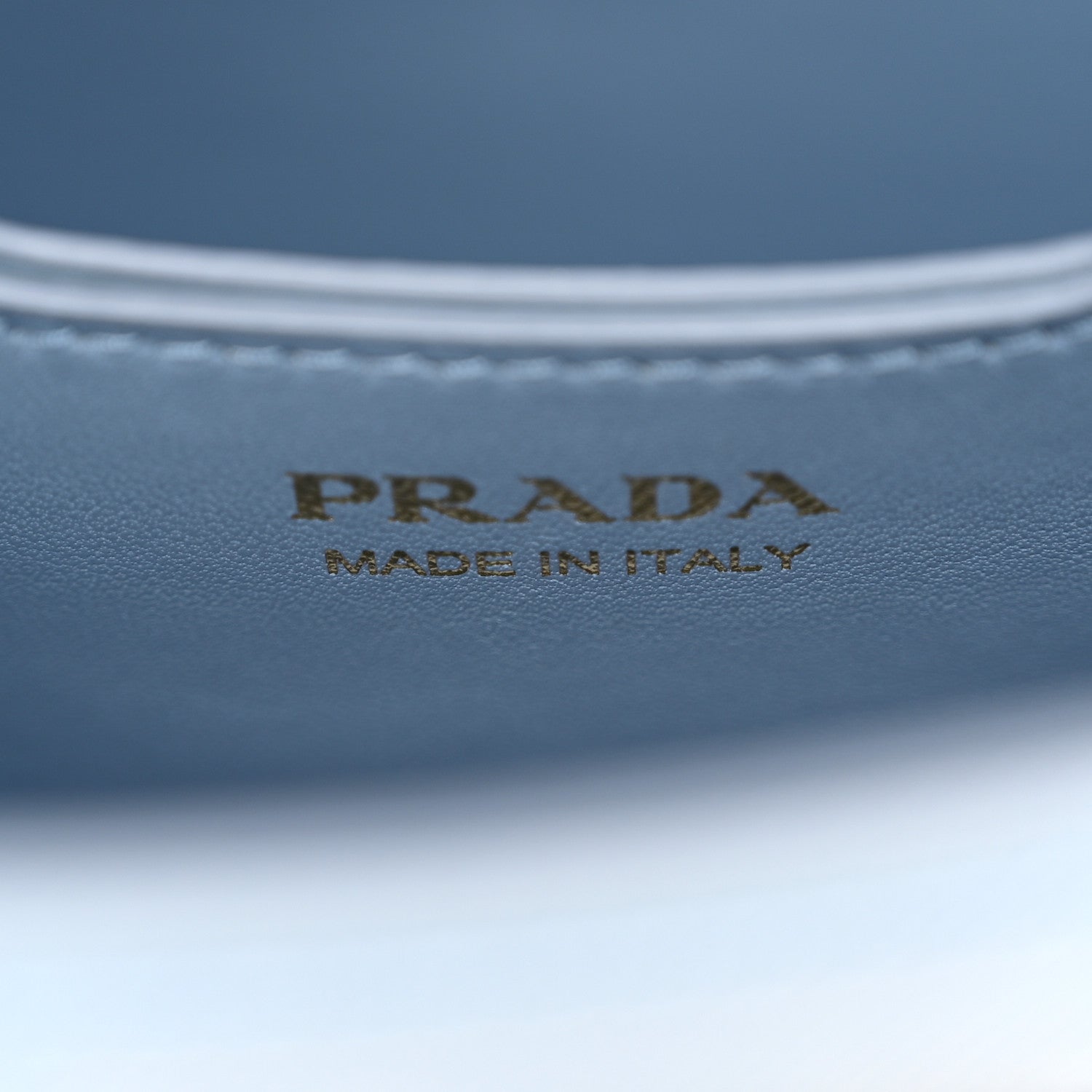 Prada Saffiano Cuir Calfskin Small Panier Bucket Bag Astrale 6 of 10