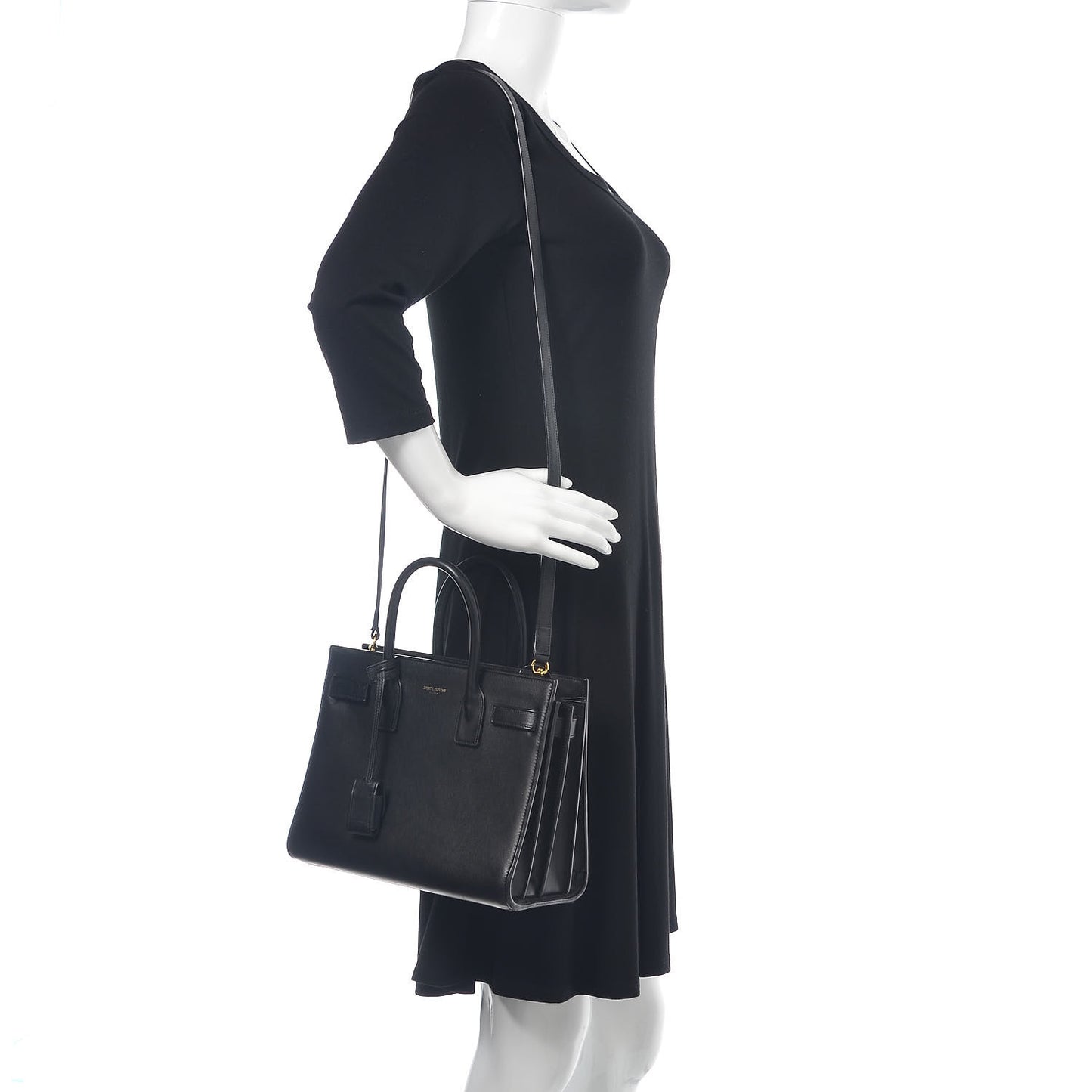 Calfskin Baby Sac De Jour Black
