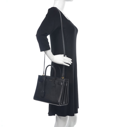 Saint Laurent Calfskin Baby Sac De Jour Black 2 of 20