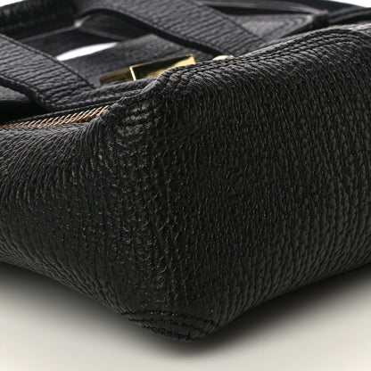 3.1 Phillip Lim Textured Calfskin Mini Pashli Satchel Black 5 of 12