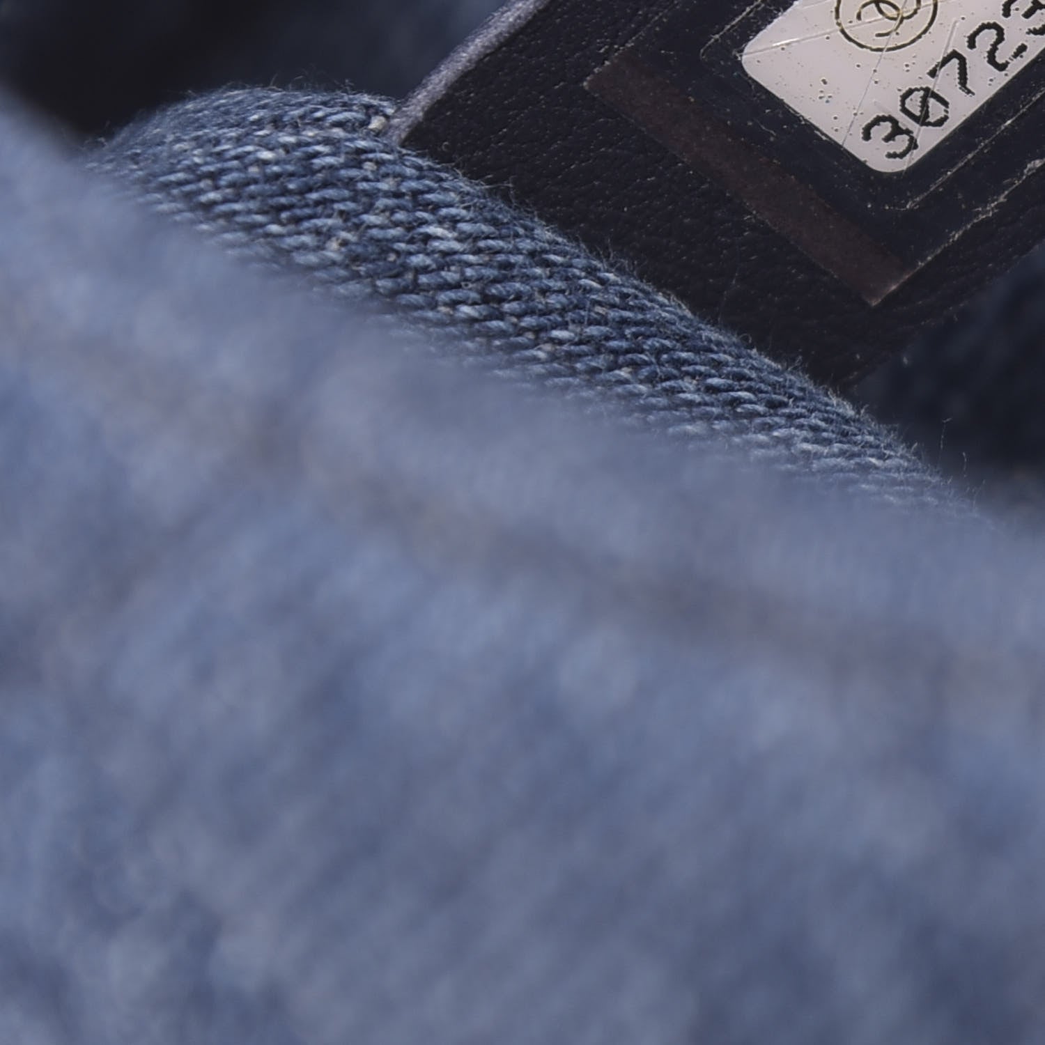 Chanel Denim CC Quilted Mini Square Flap Blue 7 of 11