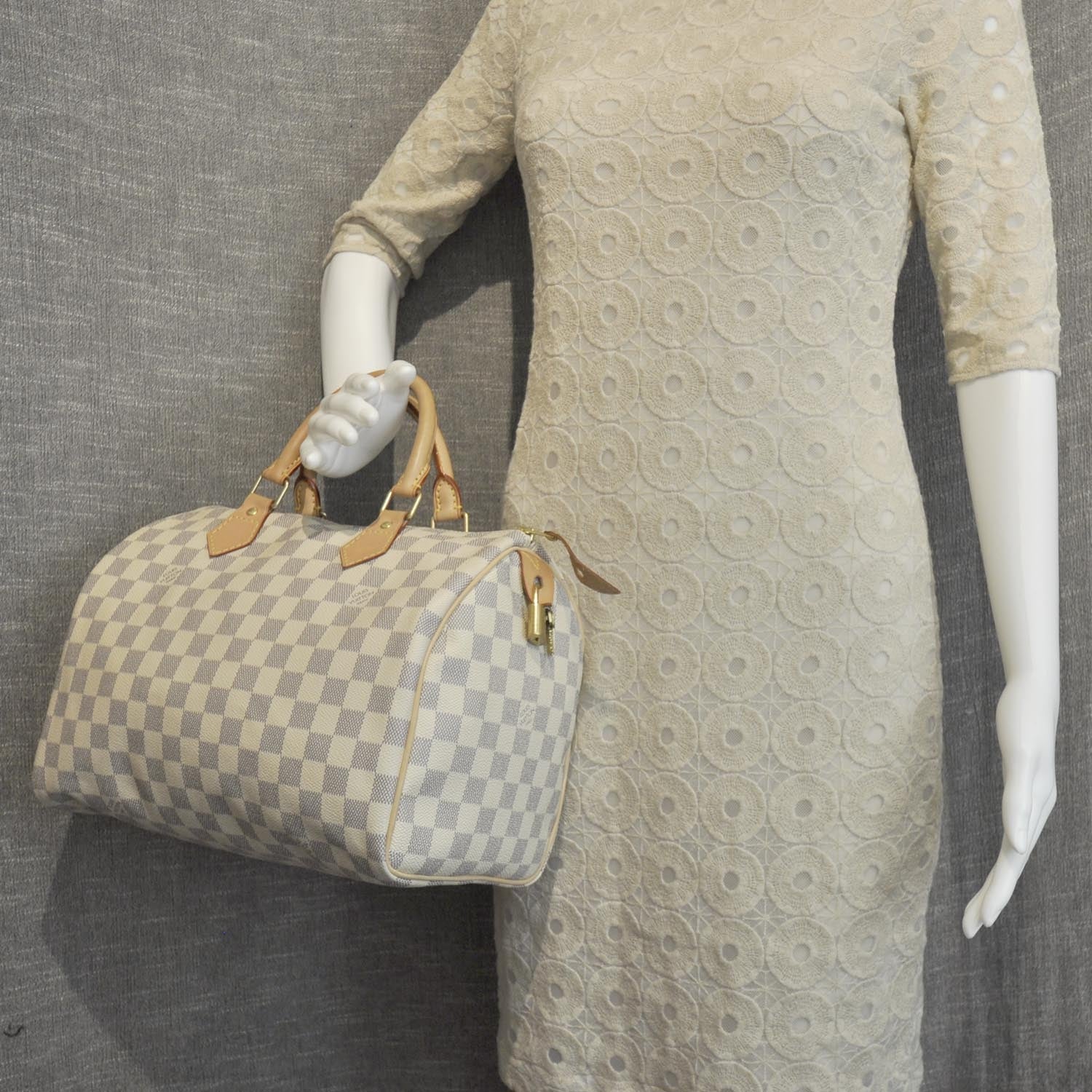 Louis Vuitton Damier Azur Speedy 30 2 of 8