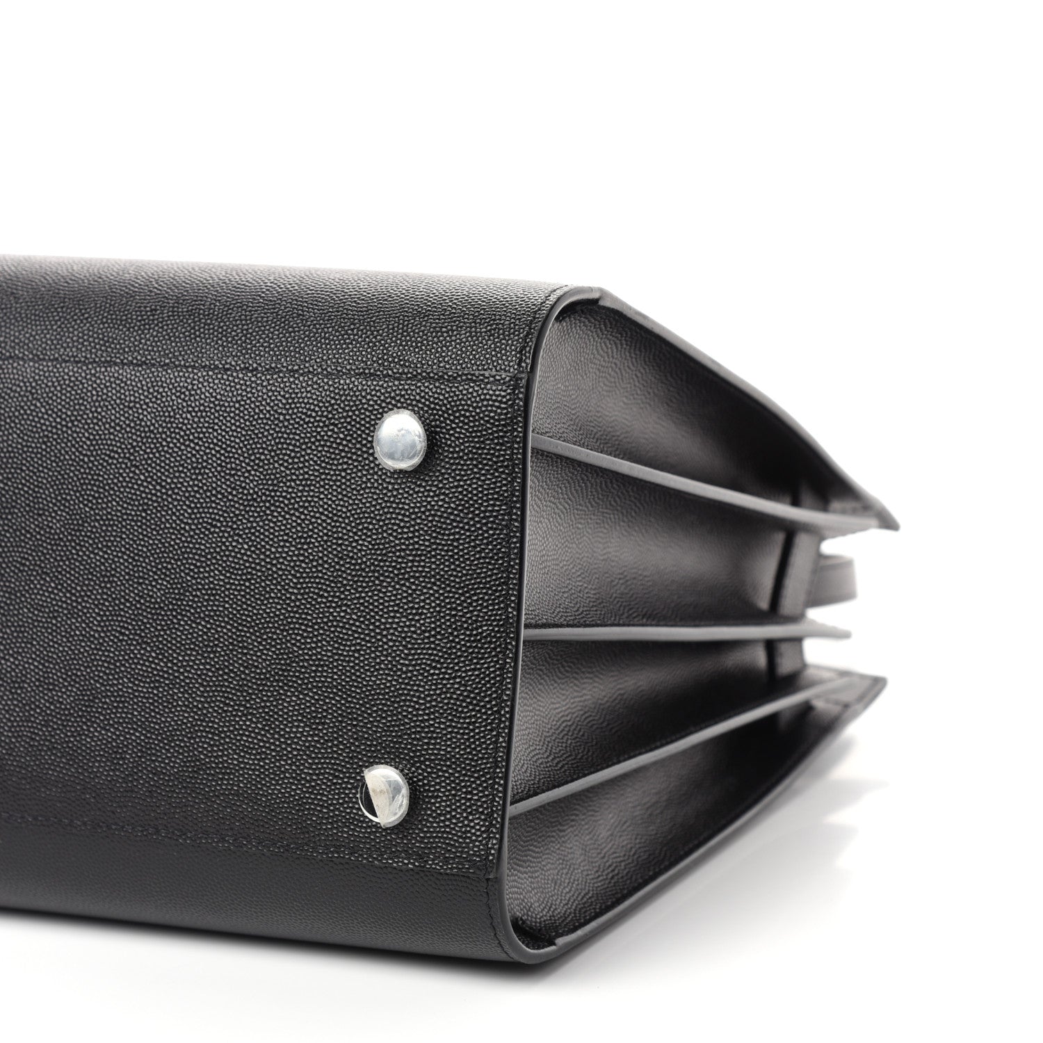 Saint Laurent Grained Calfskin Small Sac De Jour Black 9 of 10