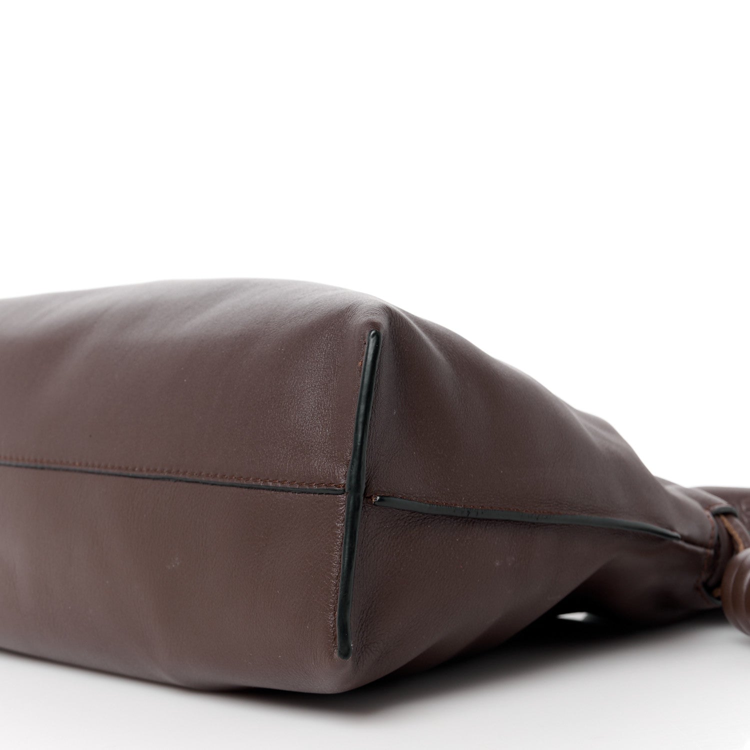 Loewe Nappa Medium Flamenco Knot Bag Chocolate 10 of 10