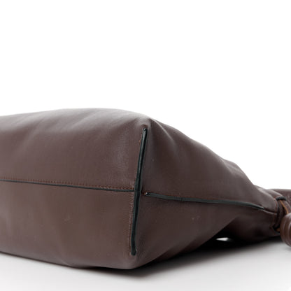 Loewe Nappa Medium Flamenco Knot Bag Chocolate 10 of 10