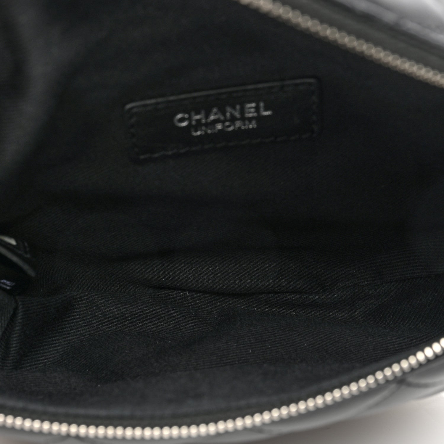 Chanel Lambskin Quilted Waist Belt Bag Black 5 of 10