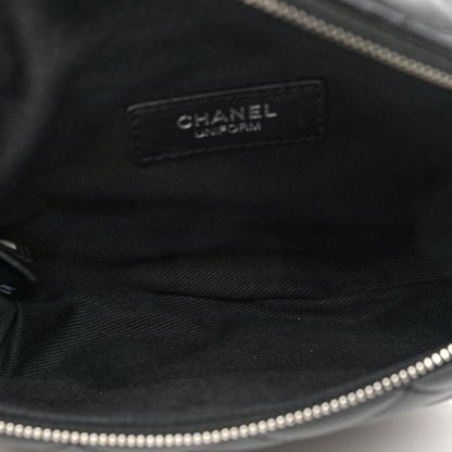 Chanel Lambskin Quilted Waist Belt Bag Black 5 of 10