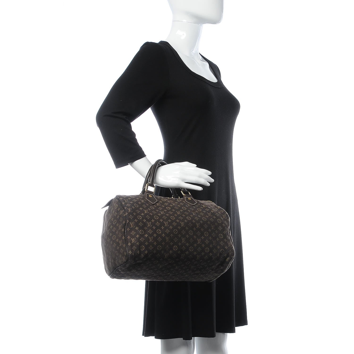Louis Vuitton Mini Lin Speedy 30 Ebene 2 of 12