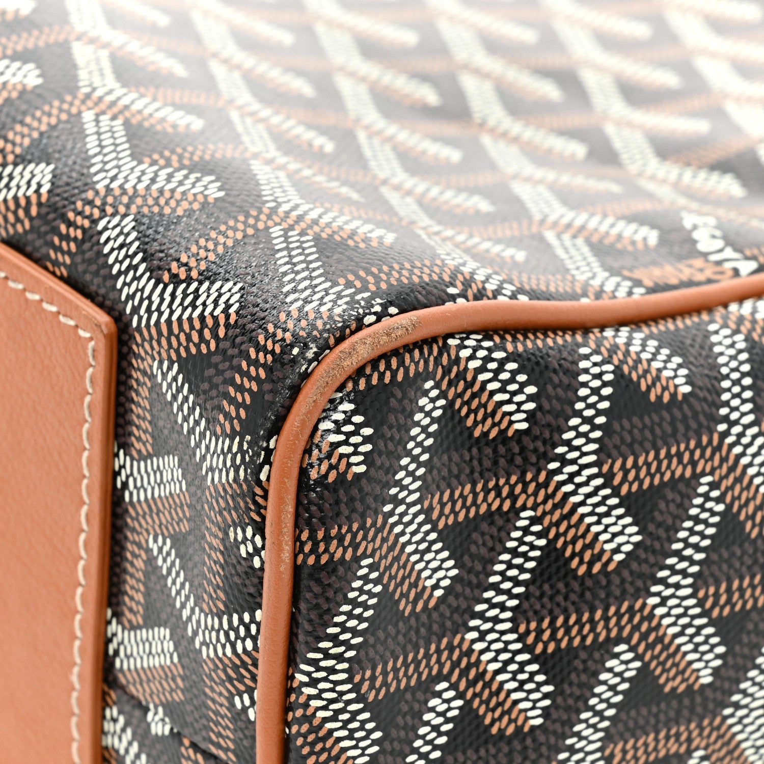 Goyard Goyardine Voltaire III Tote Black Gold 16 of 19