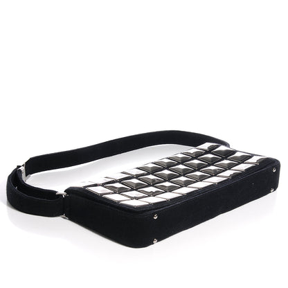 Chanel Jersey CC Pyramid Stud Flap Black 4 of 7