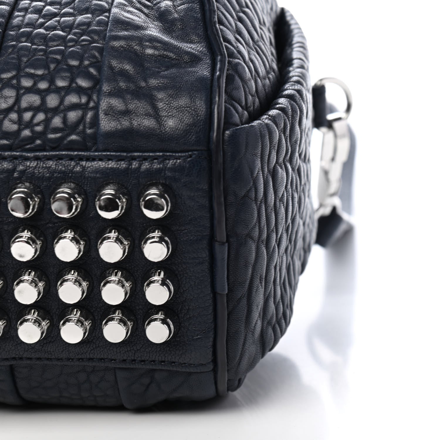 Alexander Wang Pebbled Lambskin Rockie Neptune Rhodium Hardware 14 of 17