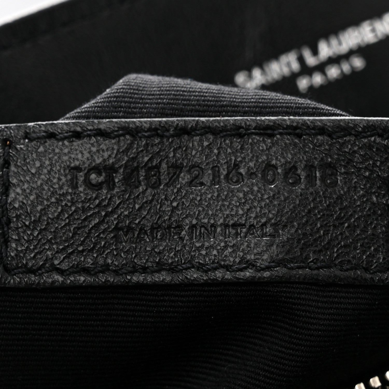 Saint Laurent Calfskin Y Quilted Monogram Medium Loulou Chain Satchel Black 7 of 10