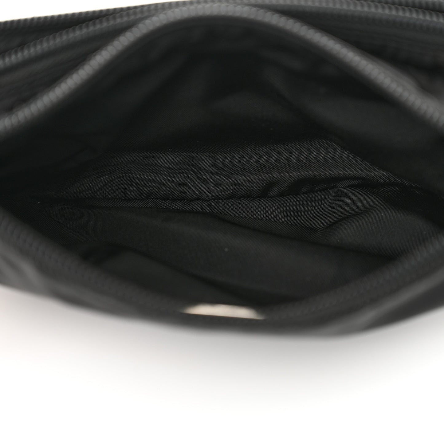 Re-Nylon Saffiano Belt Bag Black