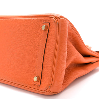 Hermes Togo Birkin 30 Orange 10 of 13