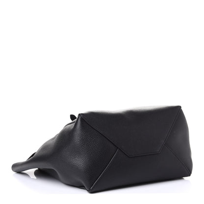 Celine Soft Grained Calfskin Small Belt Cabas Phantom Black 3 of 4