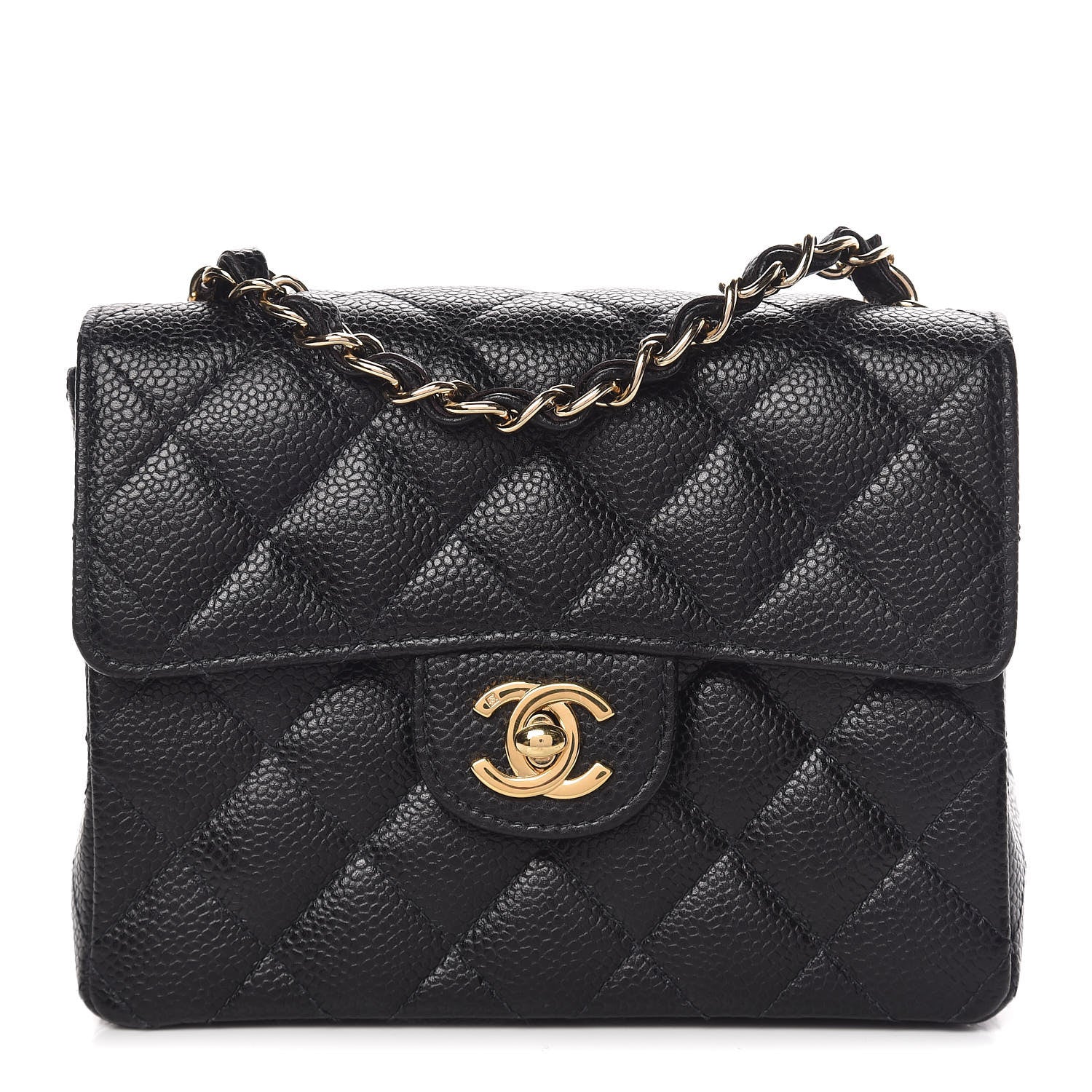 Chanel Caviar Quilted Mini Square Flap Black 1 of 11