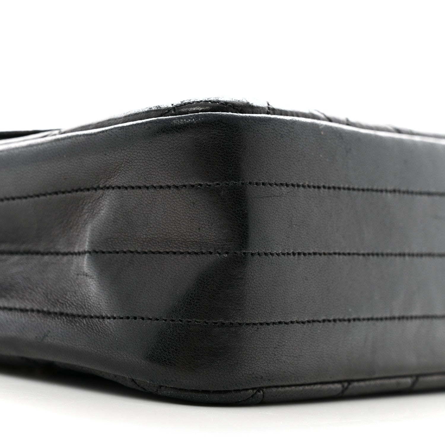Chanel Lambskin Quilted Single Flap Black 10 of 15
