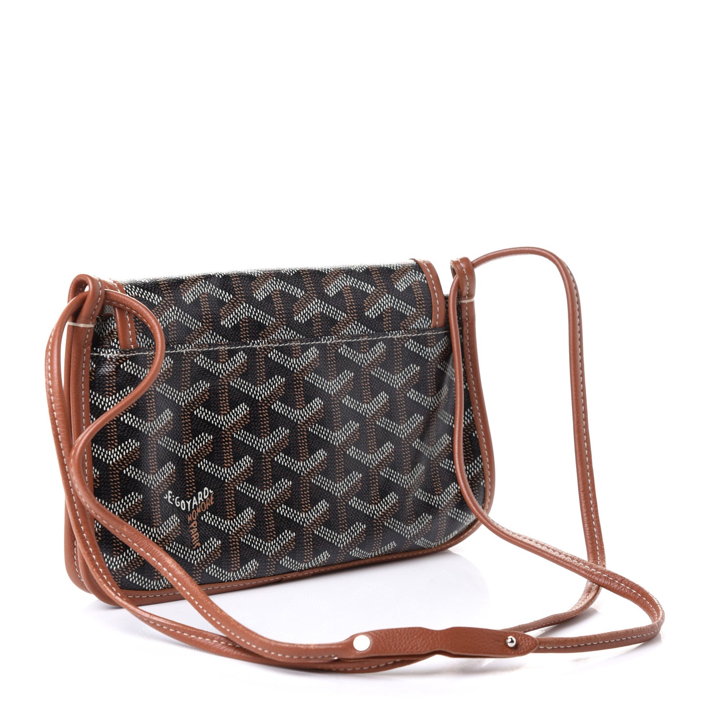 Goyardine Plumet Wallet Clutch Black Gold