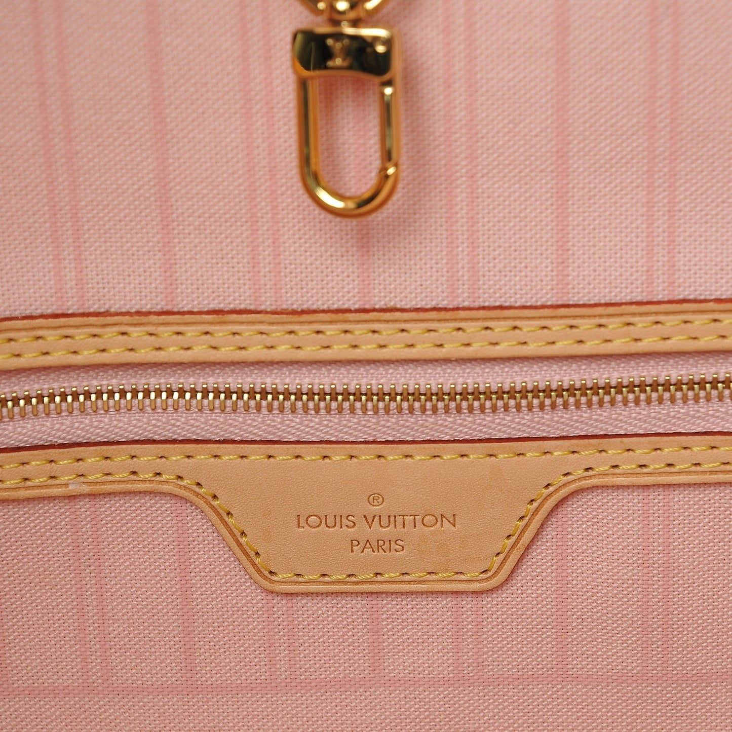 Damier Azur Neo Neverfull MM Rose Ballerine