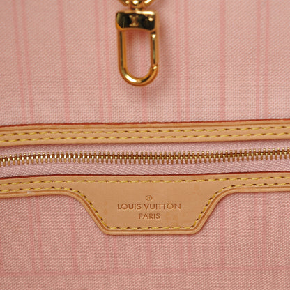 Louis Vuitton Damier Azur Neo Neverfull MM Rose Ballerine 6 of 8