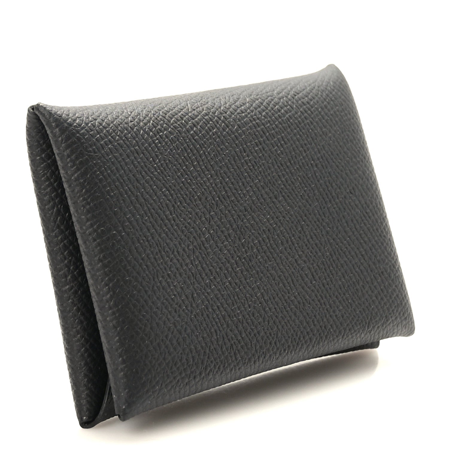 Hermes Epsom Calvi Card Case Black 3 of 10