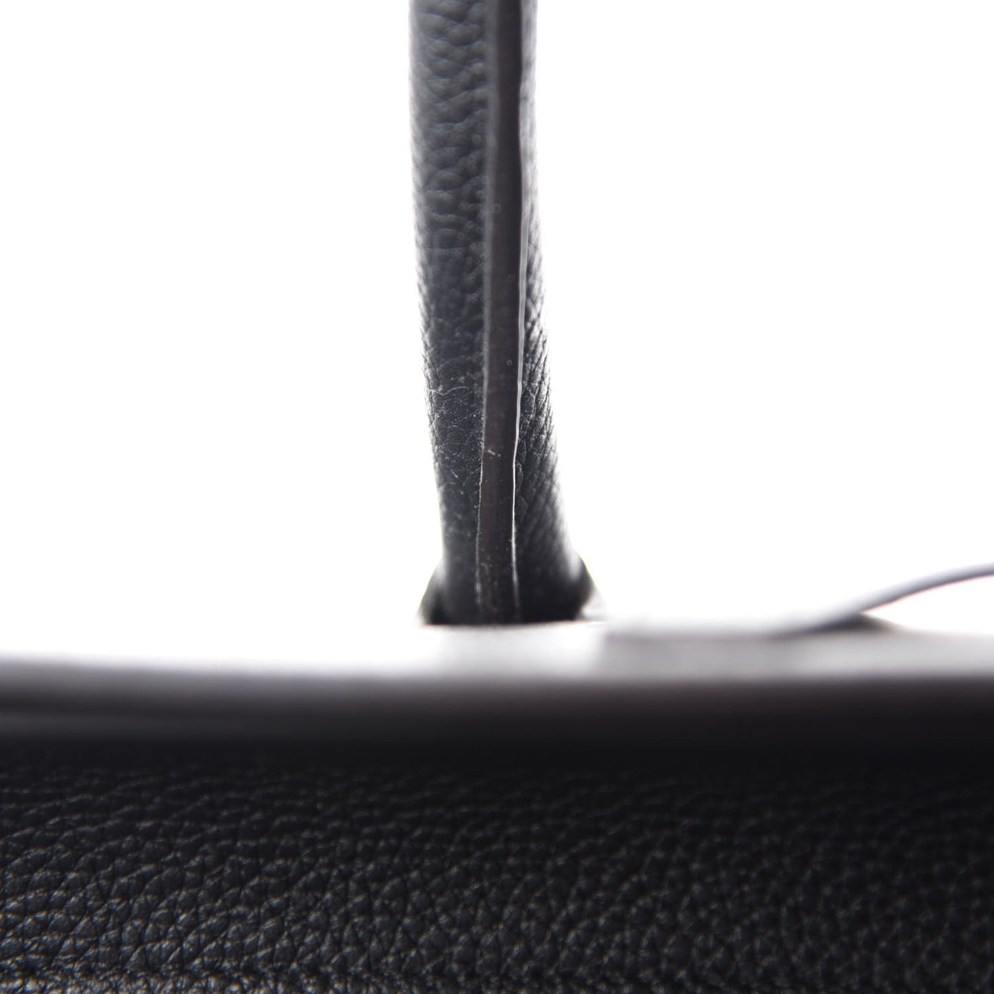 Drummed Calfskin Mini Luggage Black