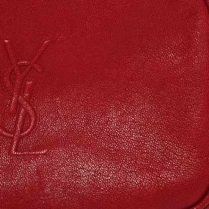 Saint Laurent Lambskin Monogram Lou Belt Bag Red 8 of 13
