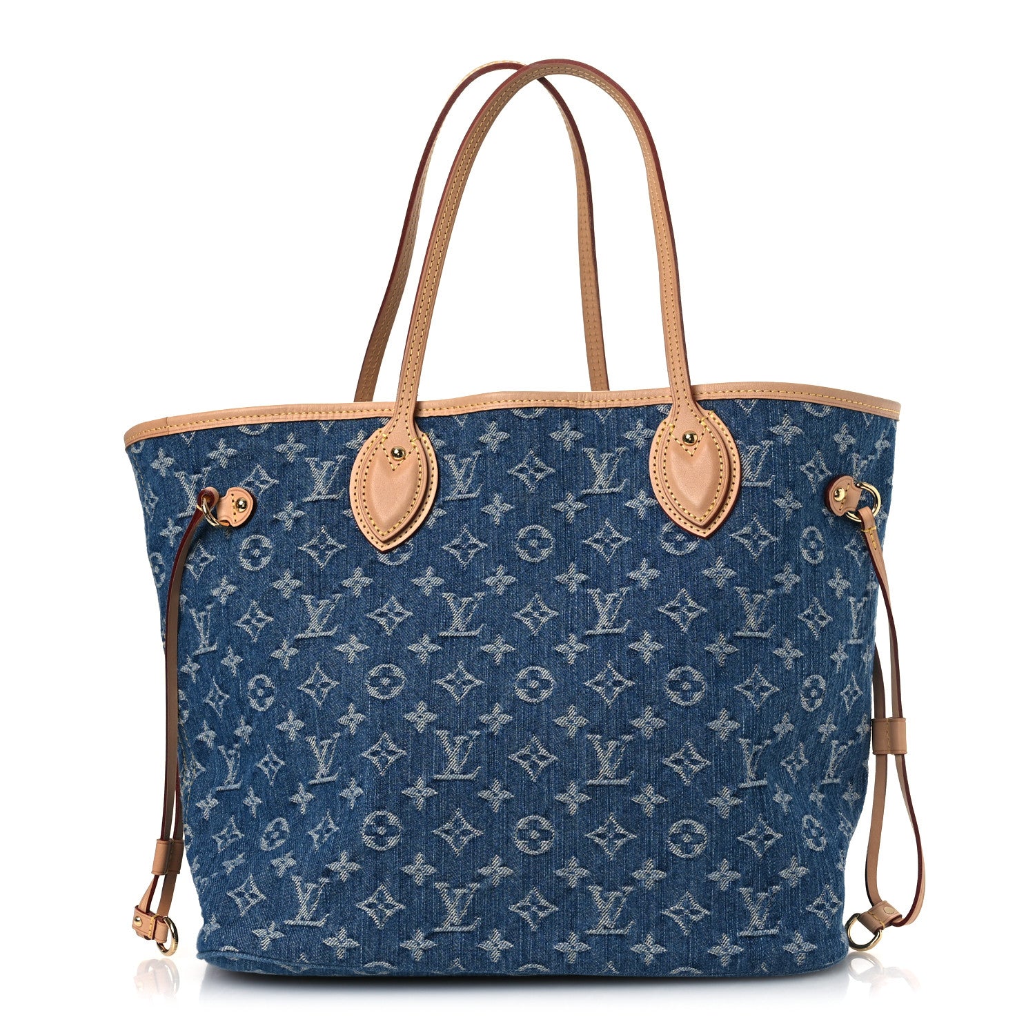 Louis Vuitton Monogram Denim Neo Neverfull MM   Blue 1 of 10