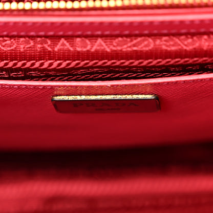 Prada Saffiano Medium Galleria Double Zip Tote Peonia 7 of 18