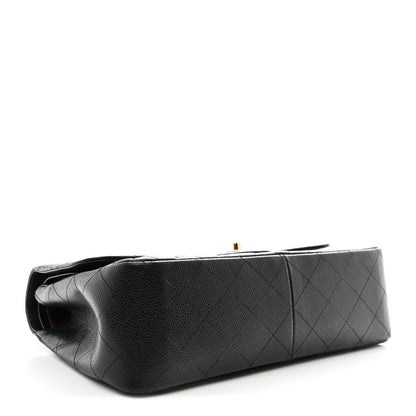 Chanel Caviar Quilted Jumbo Double Flap Black 6 of 19