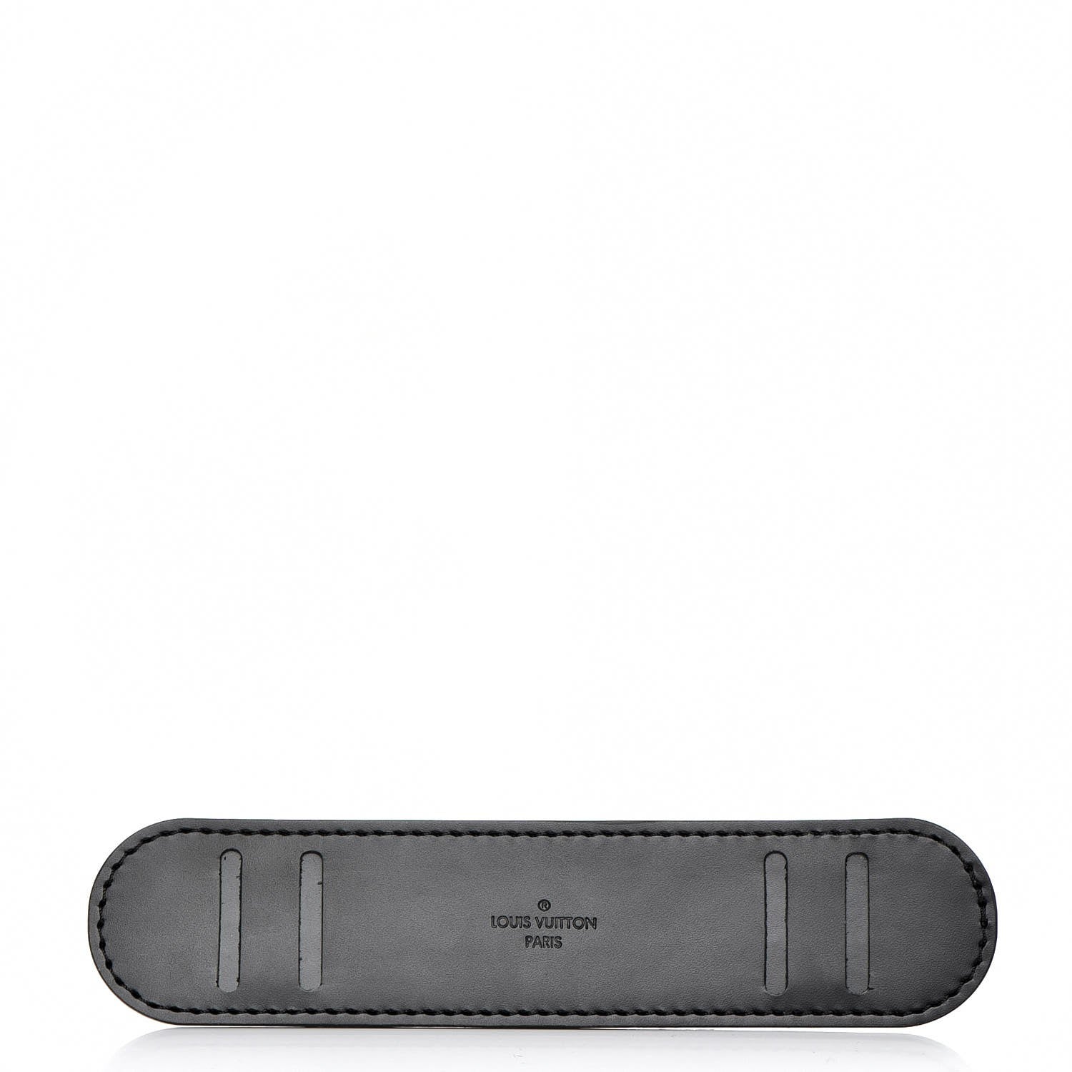 Louis Vuitton Calfskin Shoulder Strap Pad Black 1 of 3