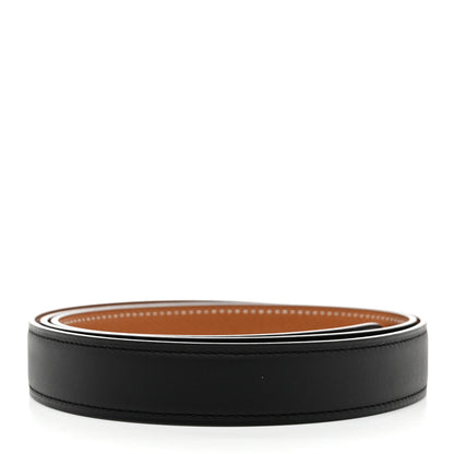 Hermes Swift Epsom 24mm Belt Strap 95 38 Black Gold 2 of 7