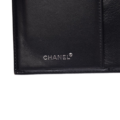 Chanel Patent CC Yen Wallet Black 6 of 10