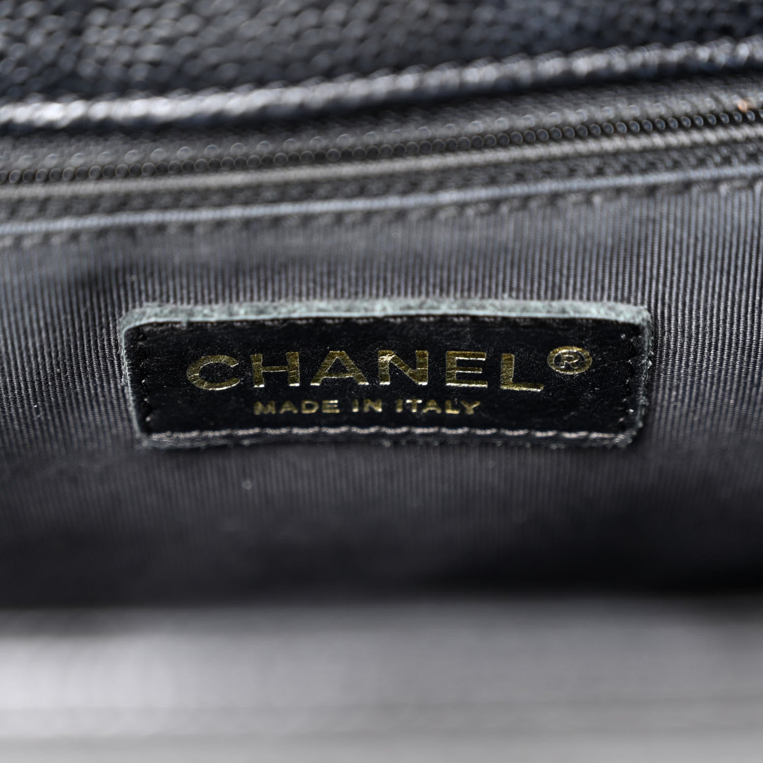 Chanel Caviar Quilted Petit Shopping Tote PST Black 6 of 10