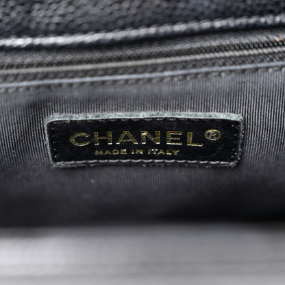 Chanel Caviar Quilted Petit Shopping Tote PST Black 6 of 10