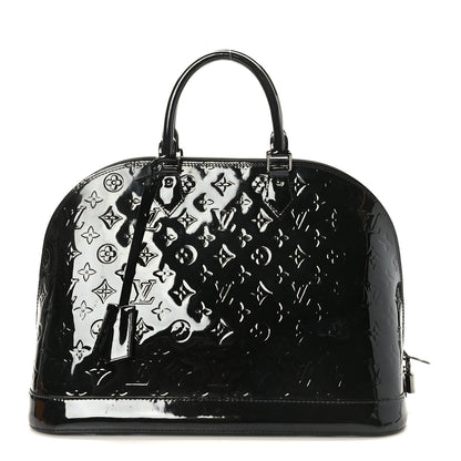 Louis Vuitton Vernis Alma GM Noir Magnetique 1 of 10