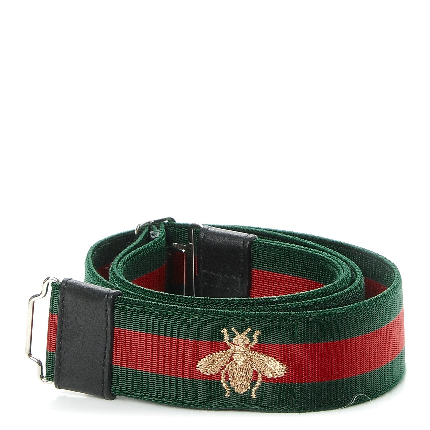 Gucci Elastic Web Bee Belt 95 38 1 of 6