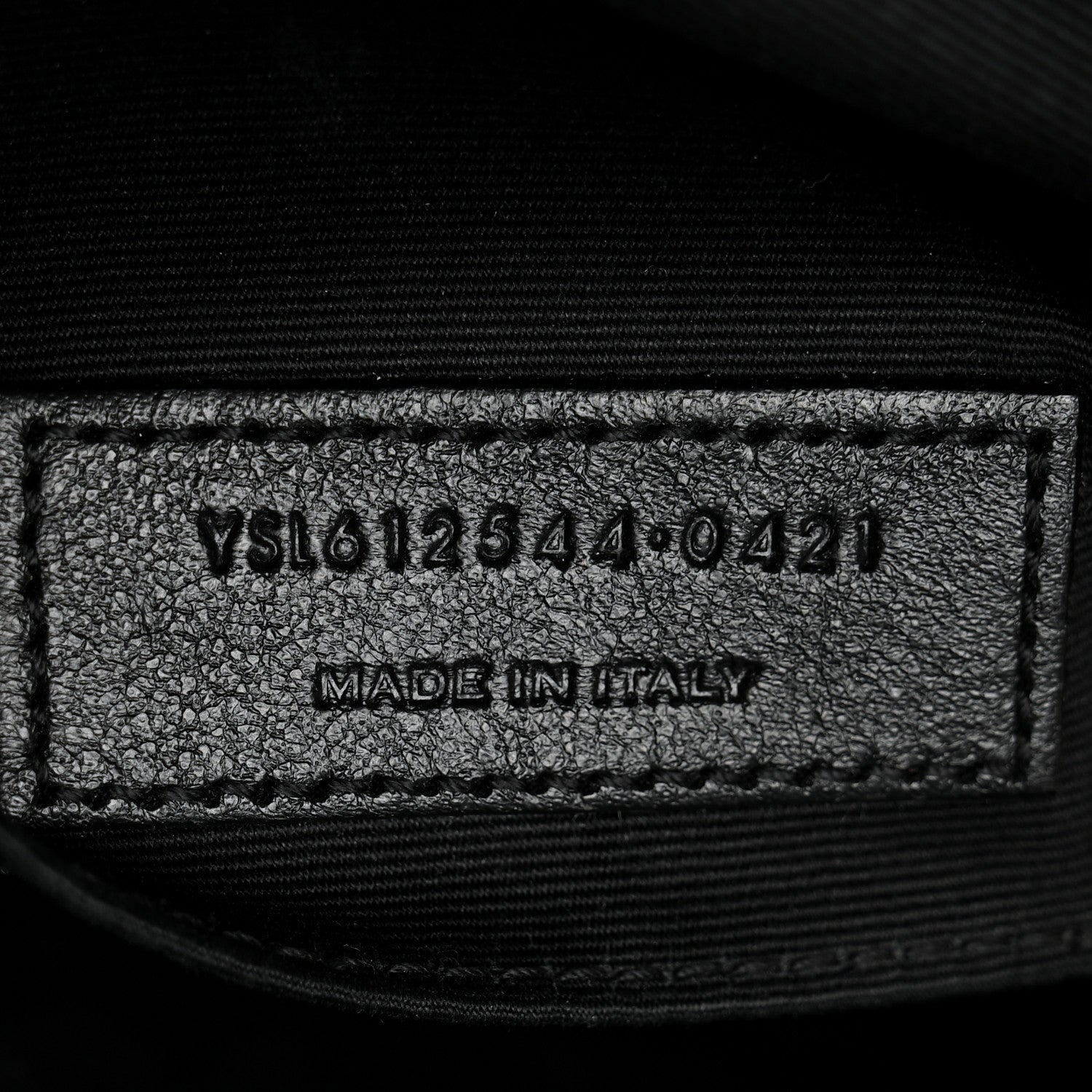 Saint Laurent Calfskin Matelasse Monogram Monochrome Lou Camera Bag Black 7 of 10