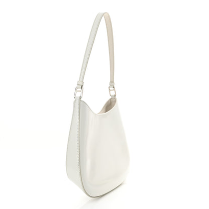 Prada Spazzolato Cleo Shoulder Bag White 3 of 10