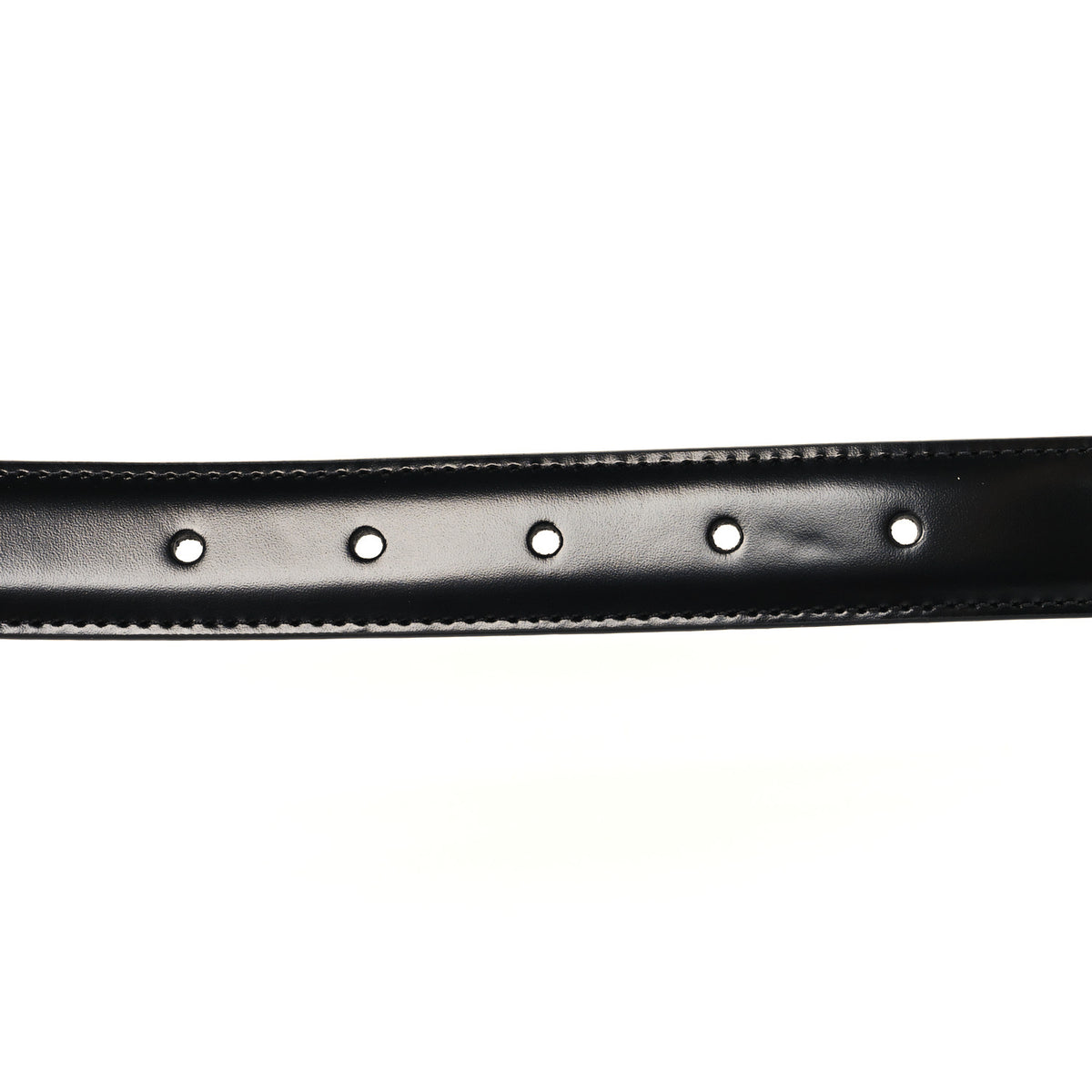 Celine Box Calfskin Medium 25mm Triomphe Belt Black 75 30 Black 3 of 6