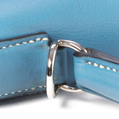 Hermes Swift Kelly Retourne 32 Blue Jean 14 of 39