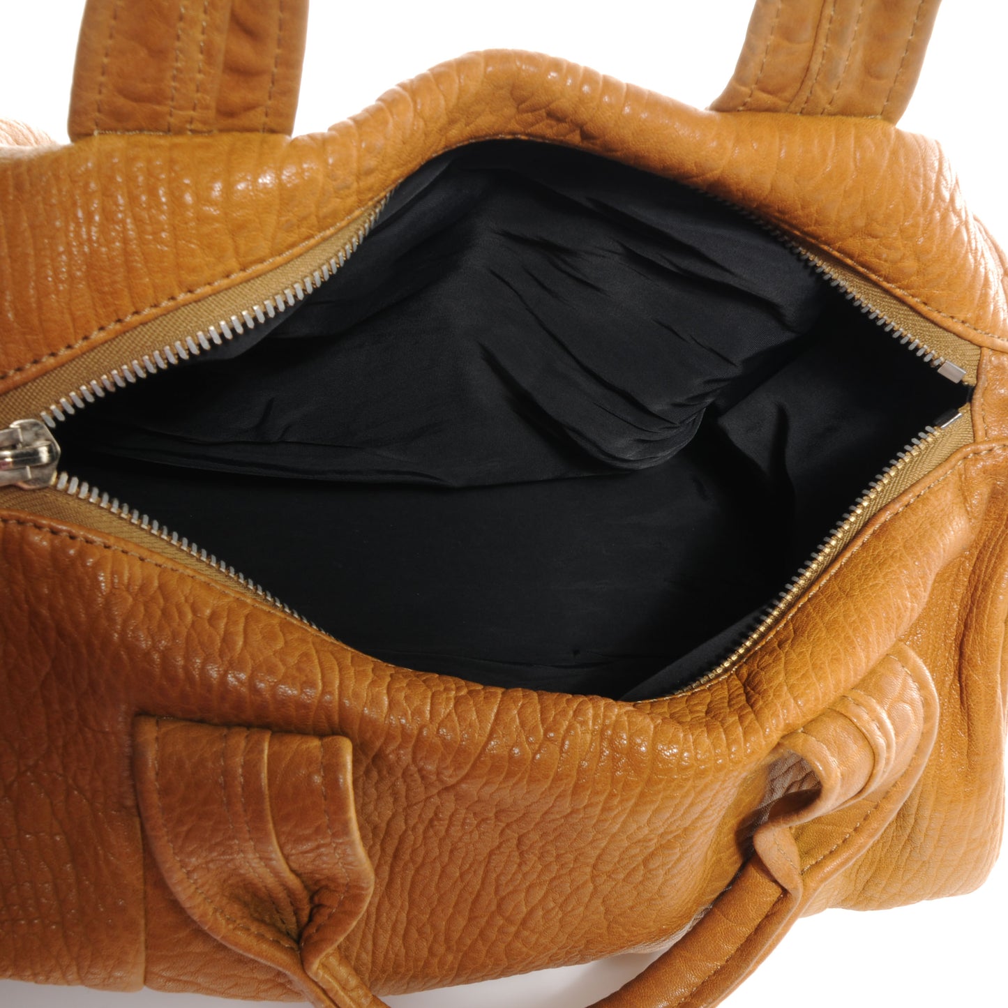 Leather Rocco Duffel Mustard