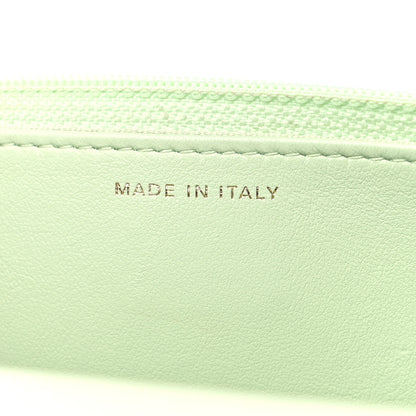Chanel Lambskin Quilted Chanel 19 Wallet On Chain WOC Light Green 7 of 15