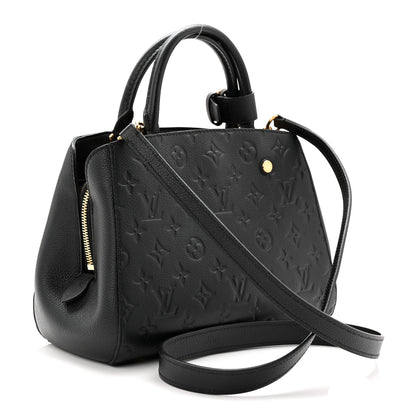 Louis Vuitton Empreinte Montaigne BB Black 3 of 9