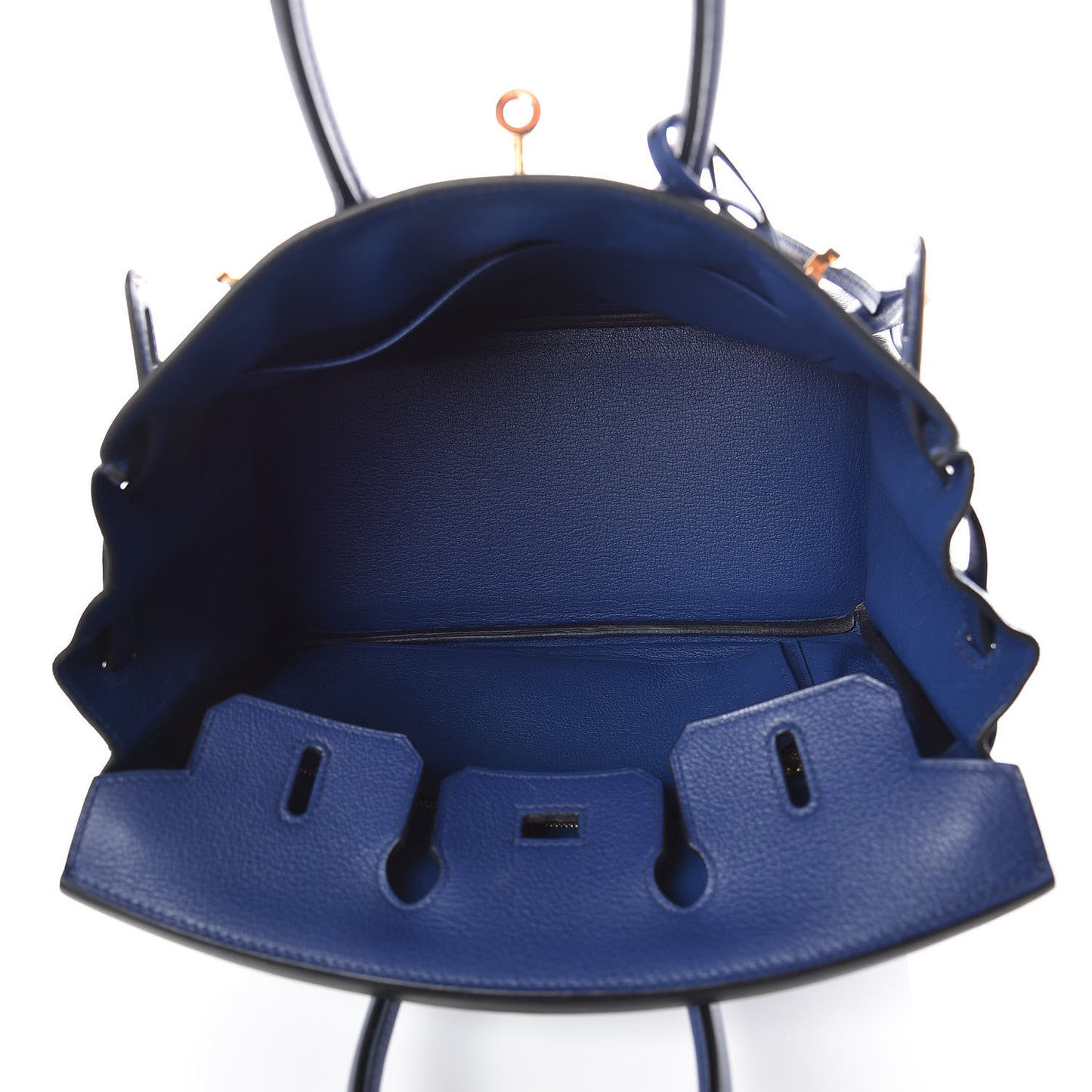 Taurillon Novillo Birkin 25 Bleu Saphir