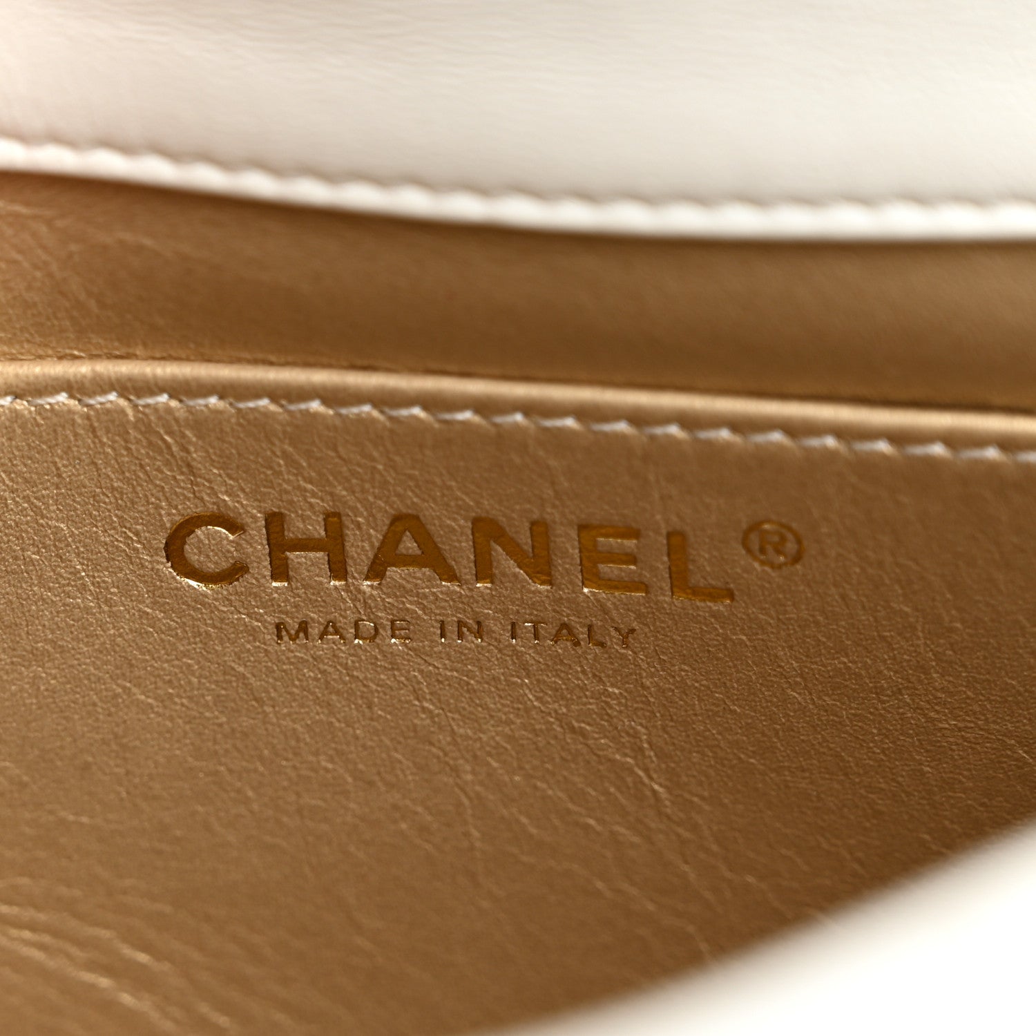 Chanel Shiny Lambskin Quilted Mini Flap White 6 of 10