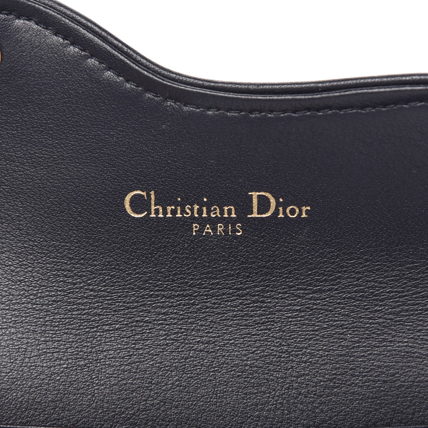Oblique Saddle Card Holder Blue