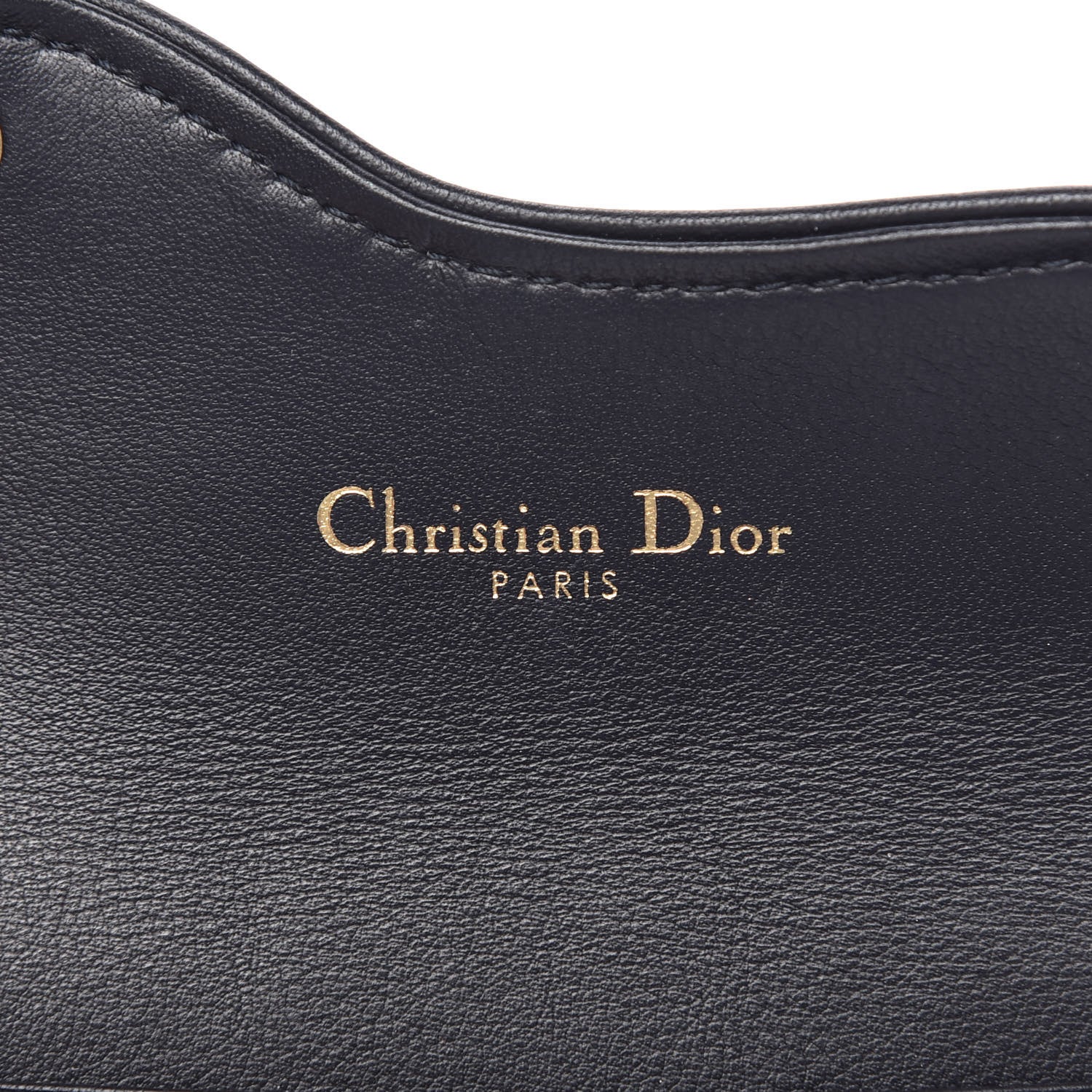 Christian Dior Oblique Saddle Card Holder Blue 6 of 7