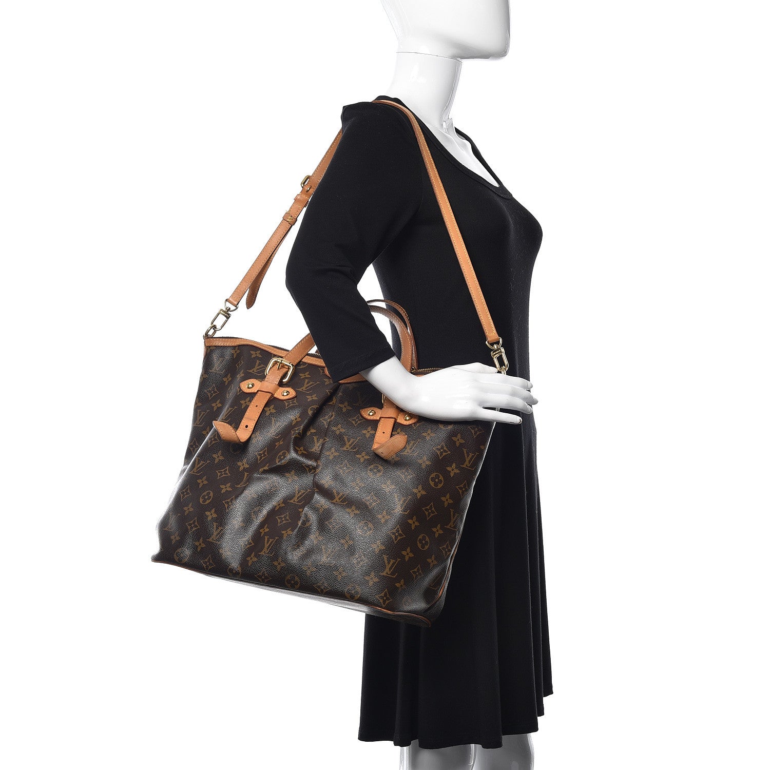 Louis Vuitton Monogram Palermo GM 2 of 18