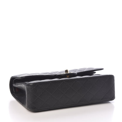 Chanel Caviar Quilted Medium Double Flap Black 4 of 12